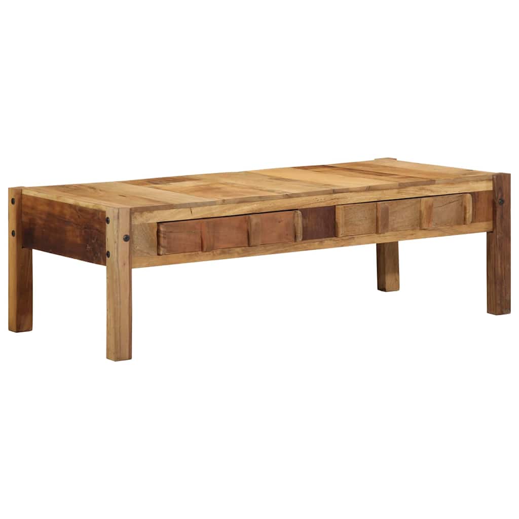 Coffee Table Brown 110 x 55 x 35 cm Solid Reclaim wood